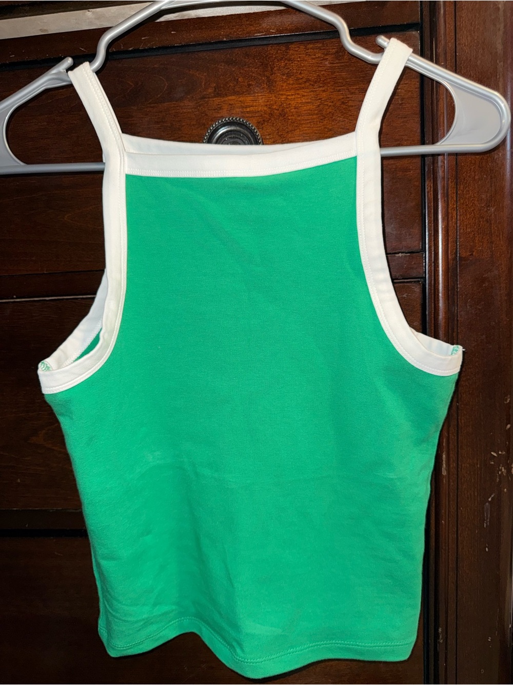Forever 21 Green Contrast Trim Tank Top XS